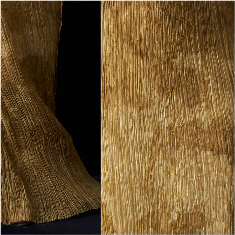 Summer New Arrival – Colour - Washed in Gobi StyleTie-Dye Mulberry Silk Sleeveless Maxi Dress with Oil-Painting Effect