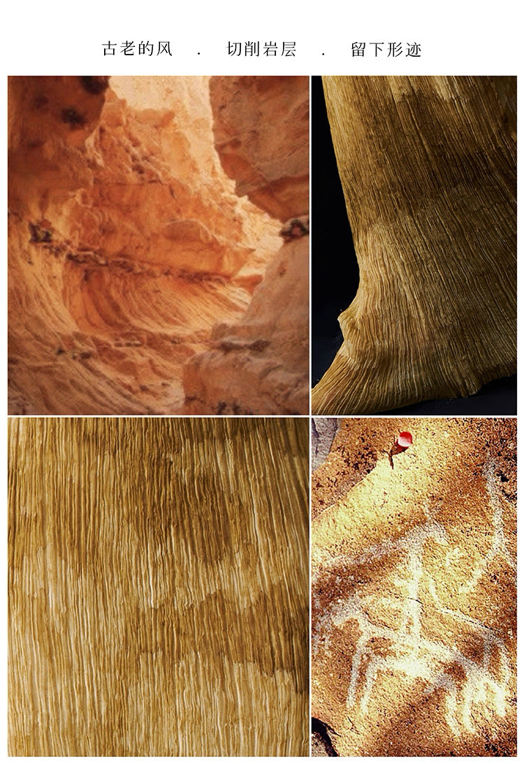 Summer New Arrival – Colour - Washed in Gobi StyleTie-Dye Mulberry Silk Sleeveless Maxi Dress with Oil-Painting Effect